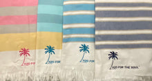 Load image into Gallery viewer, 🌴☀️ H2O FOR THE SOUL™ Logo Beach Towel (4 Colors Available) on