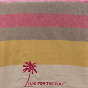 🌴☀️ H2O FOR THE SOUL™ Logo Beach Towel (4 Colors Available) on