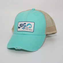 Load image into Gallery viewer, π΄βοΈ H2O For The Soul - Distressed Structured Mid-Profile, (5 Colors, 2 Logo Options)