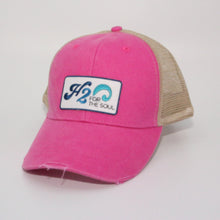 Load image into Gallery viewer, π΄βοΈ H2O For The Soul - Distressed Structured Mid-Profile, (5 Colors, 2 Logo Options)