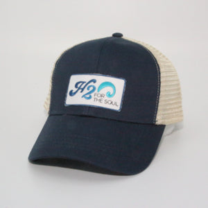 🌴☀️ H2O For The Soul - Trucker Organic/Recycled Hat, Structured, (5 Colors, 2 Logo Options))