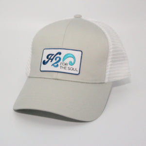 🌴☀️ H2O For The Soul - Trucker Organic/Recycled Hat, Structured, (5 Colors, 2 Logo Options))