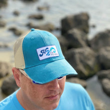 Load image into Gallery viewer, π΄βοΈ H2O For The Soul - Distressed Structured Mid-Profile, (5 Colors, 2 Logo Options)