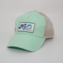 Load image into Gallery viewer, 🌴☀️ H2O For The Soul - Trucker Hat Unstructured (3 Colors, 2 Logo Options)

