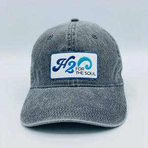 🌴☀️ H2O FOR THE SOUL® - Baseball Hat, Unstructured (3 Colors, 2 Logo Options)