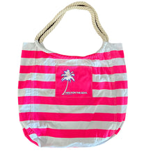 Load image into Gallery viewer, 🌴☀️ Canvas Beach Bag, Logo Large (6 Options)
