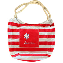 Load image into Gallery viewer, 🌴☀️ Canvas Beach Bag, Logo Large (6 Options)
