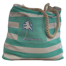 Load image into Gallery viewer, 🌴☀️ Canvas Beach Bag, Logo Large (6 Options)
