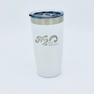 🌴☀️ Stainless Steel Tumbler 20oz, Logo Rectangle (9 Color Options)