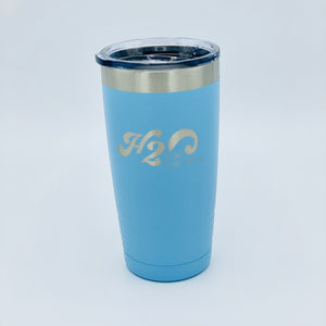 🌴☀️ Stainless Steel Tumbler 20oz, Logo Rectangle (9 Color Options)