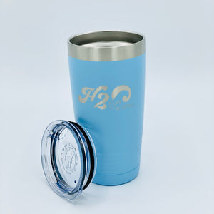 🌴☀️ Stainless Steel Tumbler 20oz, Logo Rectangle (9 Color Options)