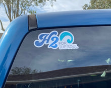 Load image into Gallery viewer, 🌴☀️ Vinyl Decal, Large 5.75&quot; x 2.75&quot;, &quot;H2O FOR THE SOUL&quot; (3 Colors Available)
