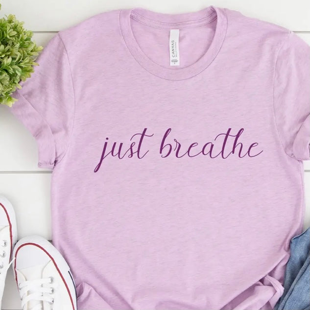 T-Shirt, SS - just breathe