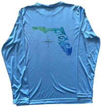 Load image into Gallery viewer, 🌴☀️Performance Sun Shirt, Long Sleeve Logo Florida UPF 30+ (3 Color Options)
