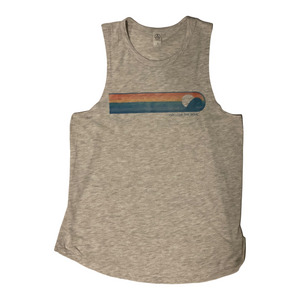 🌴☀️ Tank Top, Logo Rainbow Vintage, Ladies Fit (2 Colors Available)