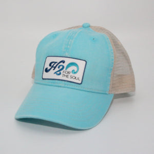 🌴☀️ H2O For The Soul - Trucker Hat Unstructured (3 Colors, 2 Logo Options)