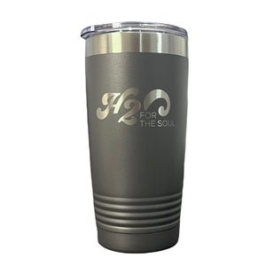 🌴☀️ Stainless Steel Tumbler 20oz, Logo Rectangle (9 Color Options)