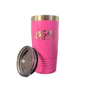 🌴☀️ Stainless Steel Tumbler 20oz, Logo Rectangle (9 Color Options)