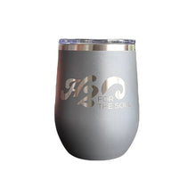 Load image into Gallery viewer, 🌴☀️ Stainless Steel Wine Tumbler 12oz, Logo Rectangle (7 Color Options)
